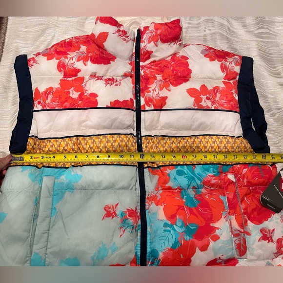 FP Movement by Free People Red Floral Puffer Jacket - Picture 8 of 9